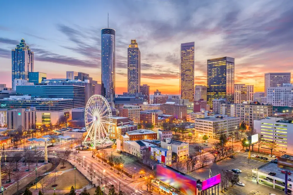 Atlanta, Georgia, USA skyline