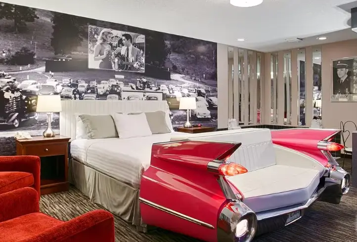 Best Western Rail Haven, Springfield Missouri, Route 66, Elvis Presley themed room