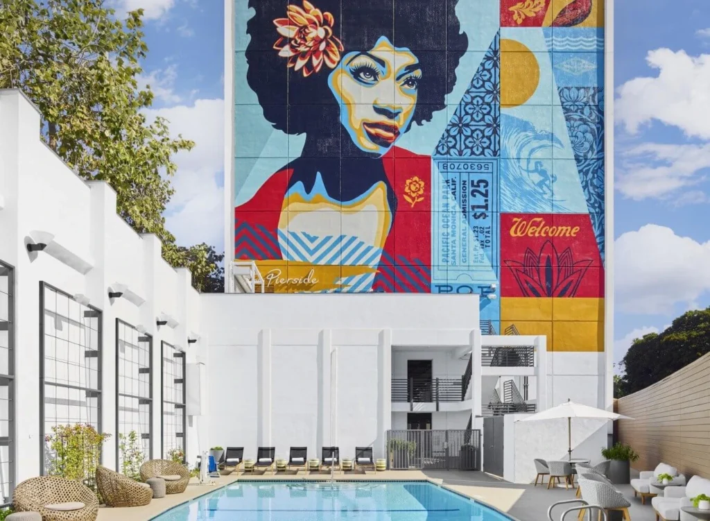 The Pierside Santa Monica Hotel, Los Angeles, Route 66 Hotel