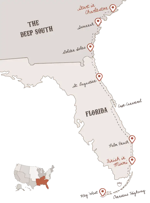 Atlantic Explorer route with The American Road Trip Company