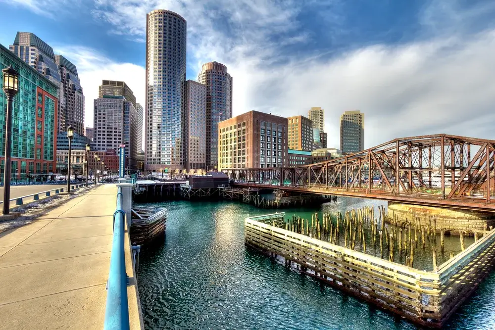 Boston Skyline, Massachusetts, USA