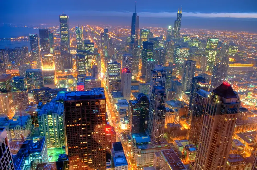 Chicago Skyline, Illinois, USA