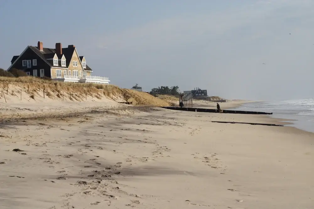 Hamptons, New York, USA - House on a beach