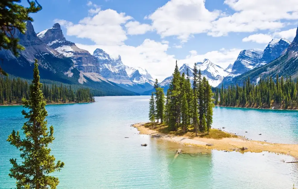 Jasper National Park, Alberta, Canada - Spirit Island, Jasper National Park, Alberta, Canada