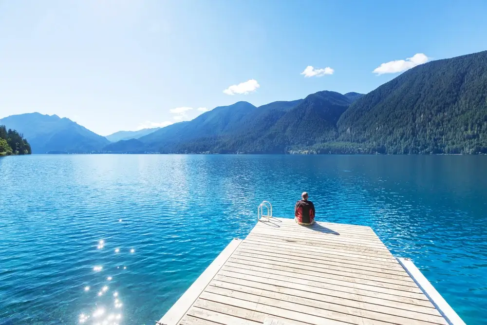 Lake Crescent, Olympic National Park, Northwest America