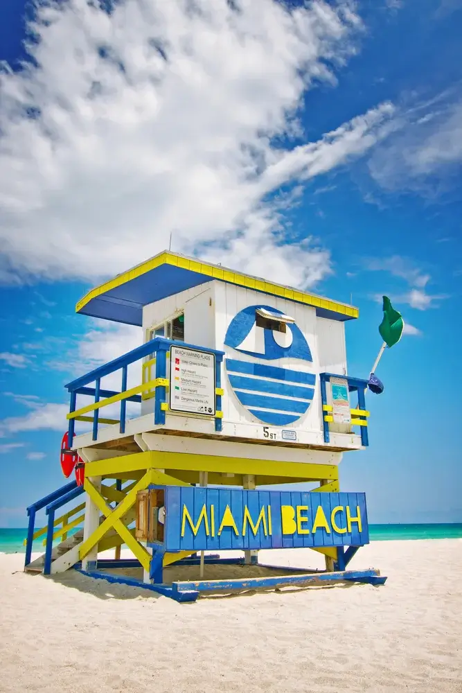 Beach Tower in Miami, Florida, USA