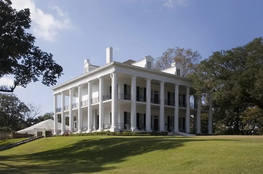 Plantation House in Natchez, Deep South USA