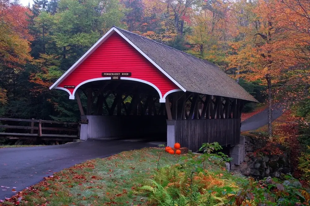 Jackson, New Hampshire - Flume Gorge Covered Bridge