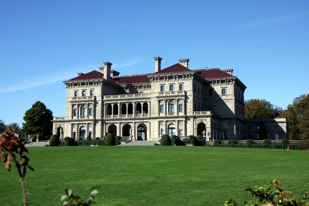 Newport RI. The Breakers Mansion. Historic Cities in New England