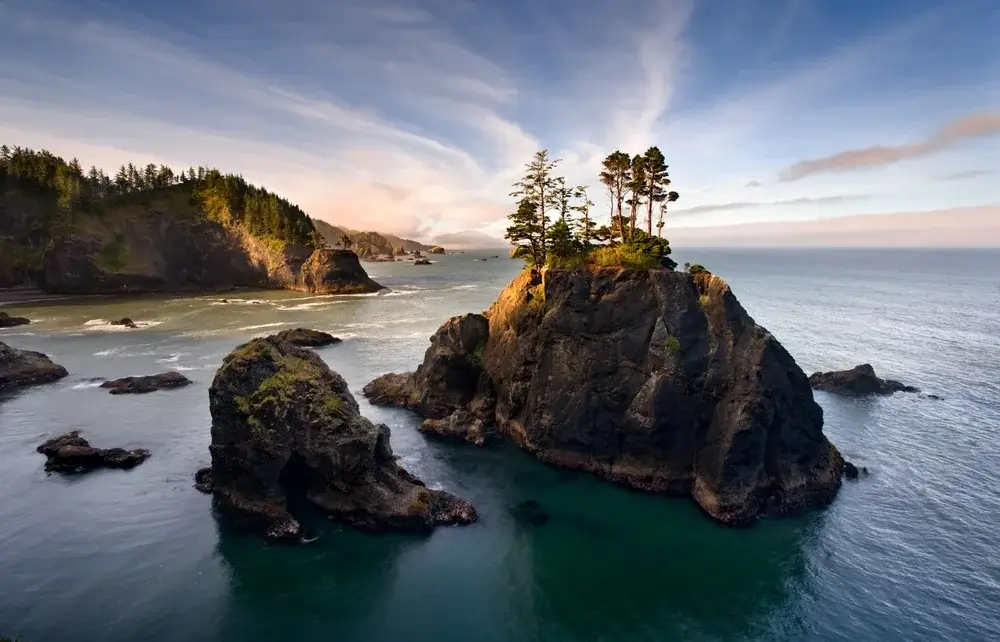 Sea Stacks, Oregon Coast, Pacific Northwest USA