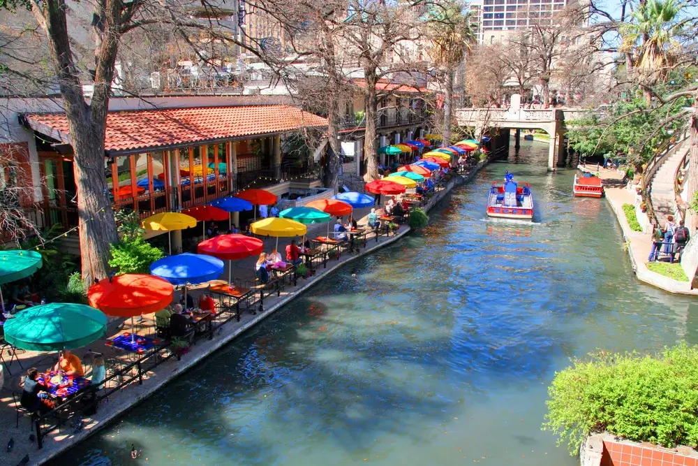 San Antonio Riverwalk, Texas, Deep South USA 