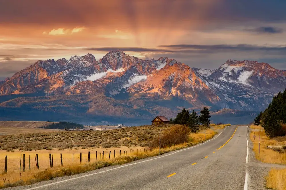 The Sawtooth mountains, Idaho