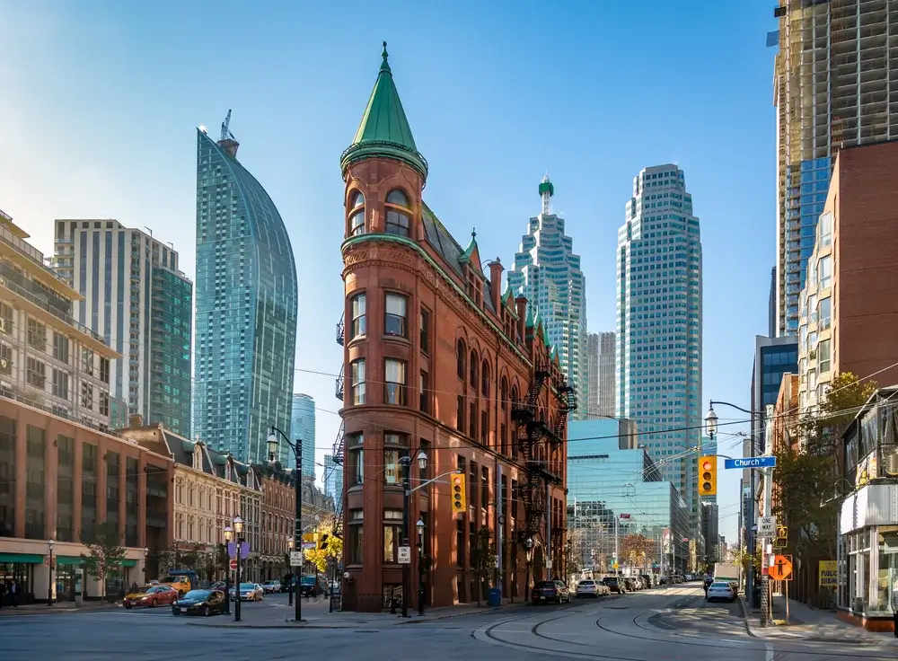 Toronto - Gooderham or Flatiron Building in downtown Toronto