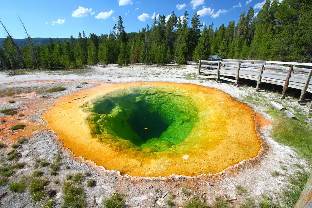Yellowstone National Park, Wyoming, USA. Morning Glory, American National Parks