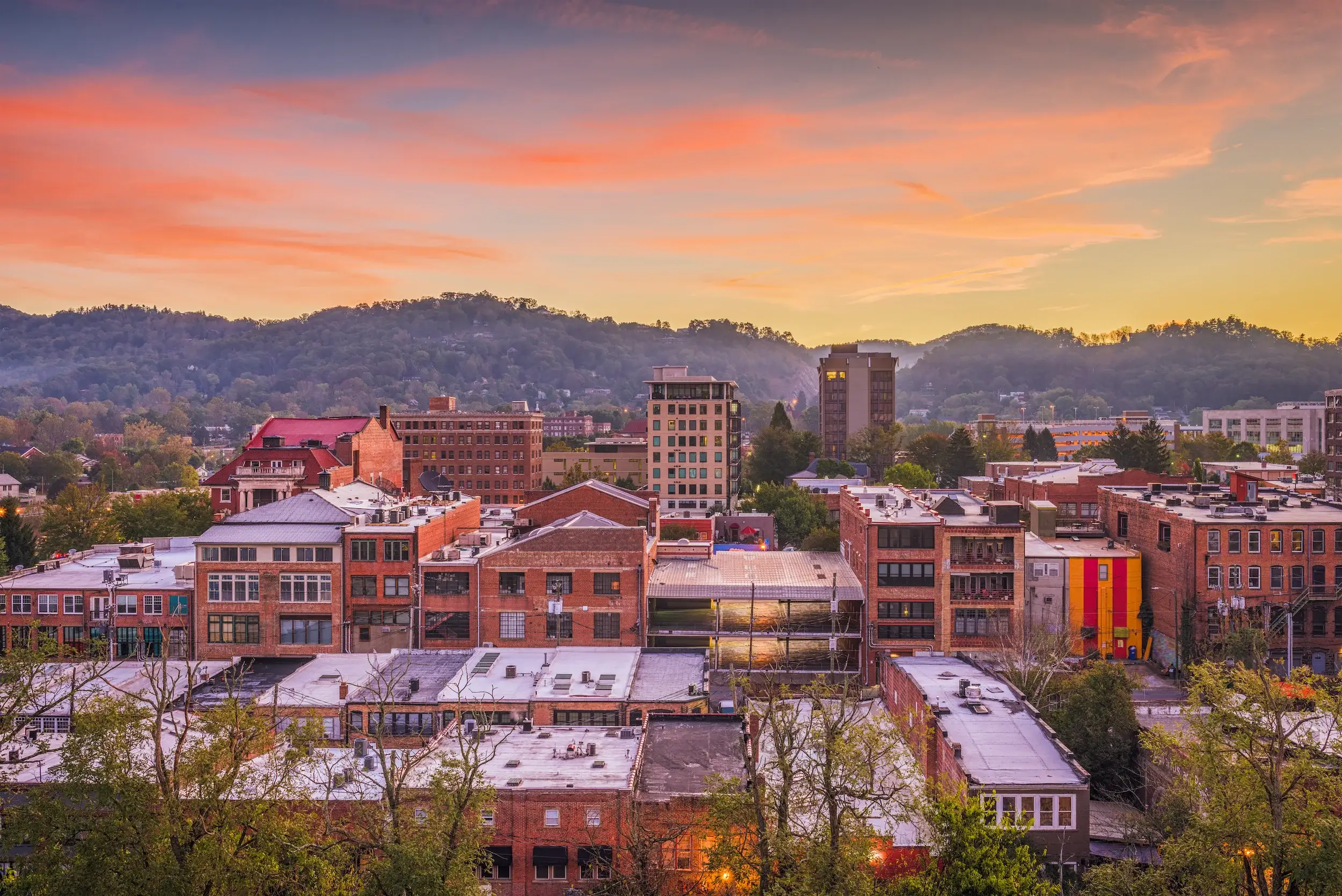 Visit Asheville, North Caroilna, USA downtown