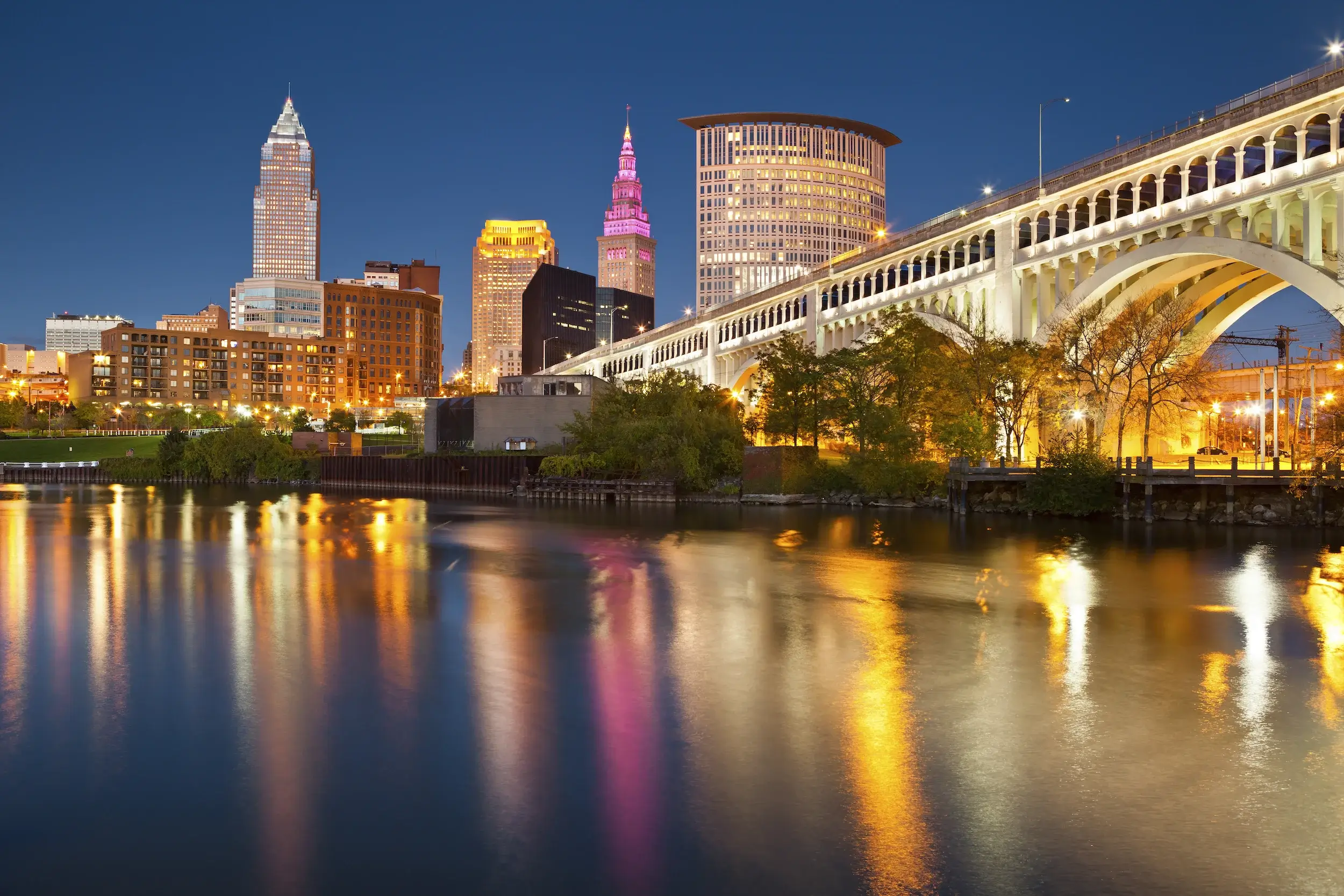 Cleveland, Ohio waterfront