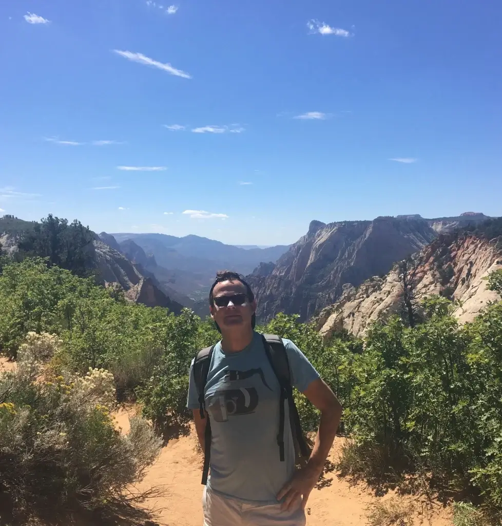 James on his American Road Trip, North America Travel Consultant