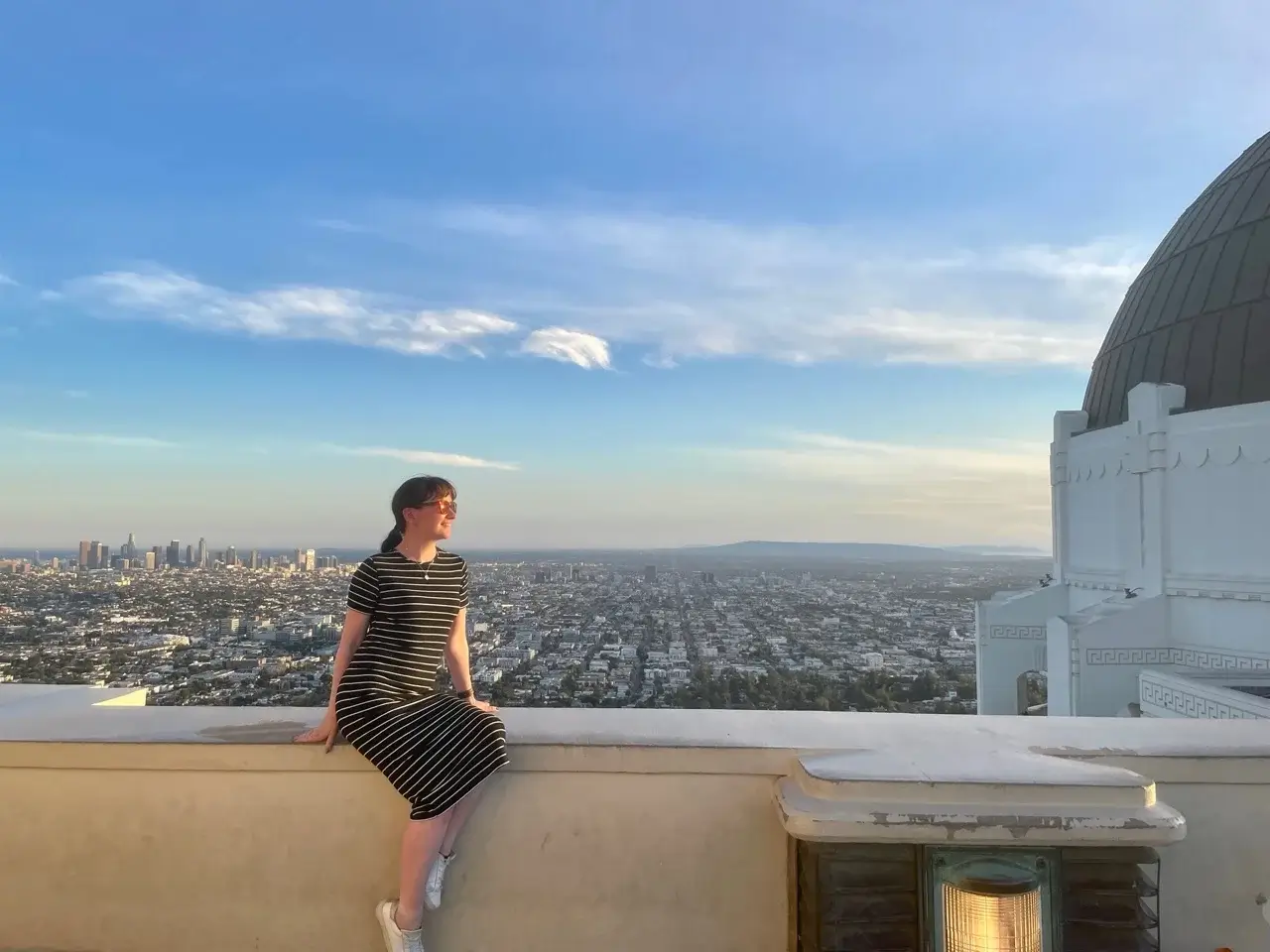 Road Trip Travel expert Katie in Los Angeles Griffith Observatory
