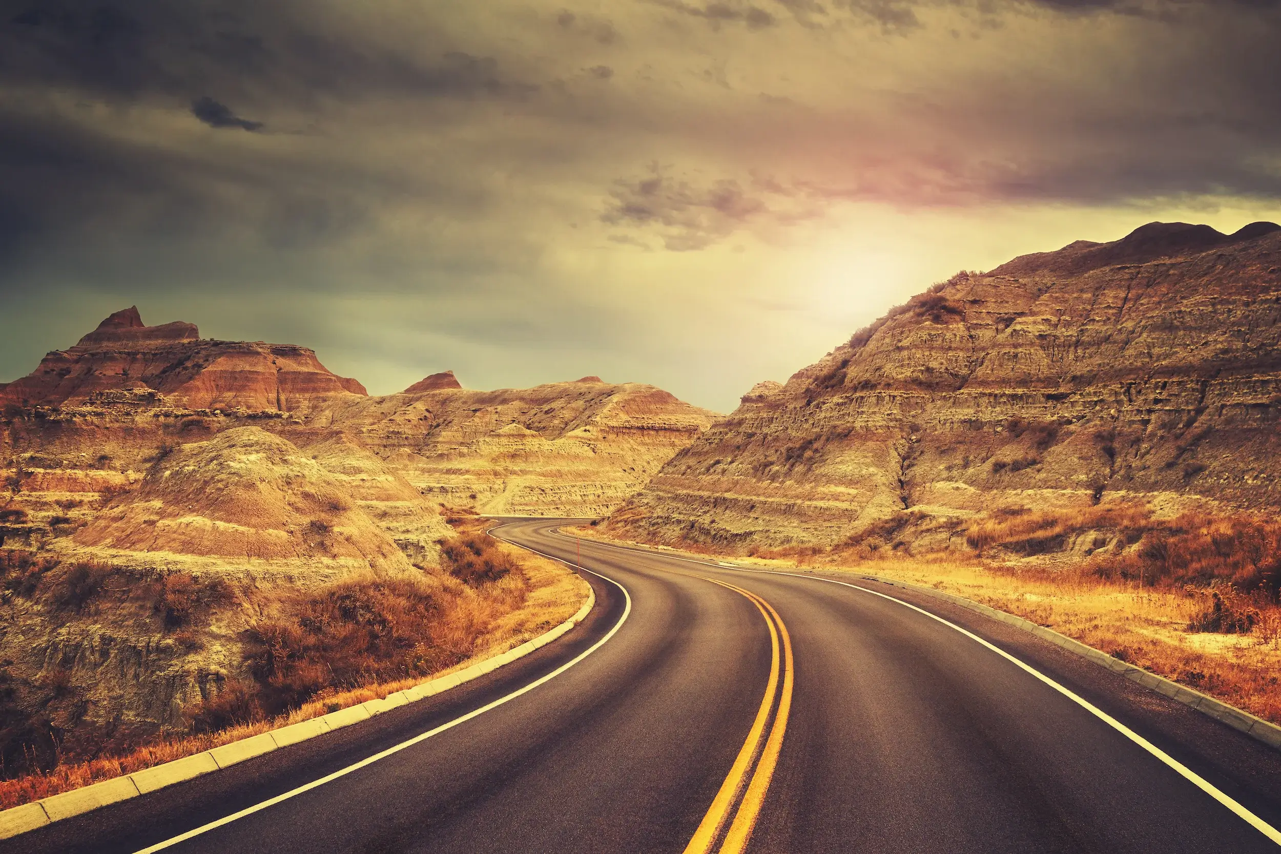 Badlands National Park, South Dakota, USA