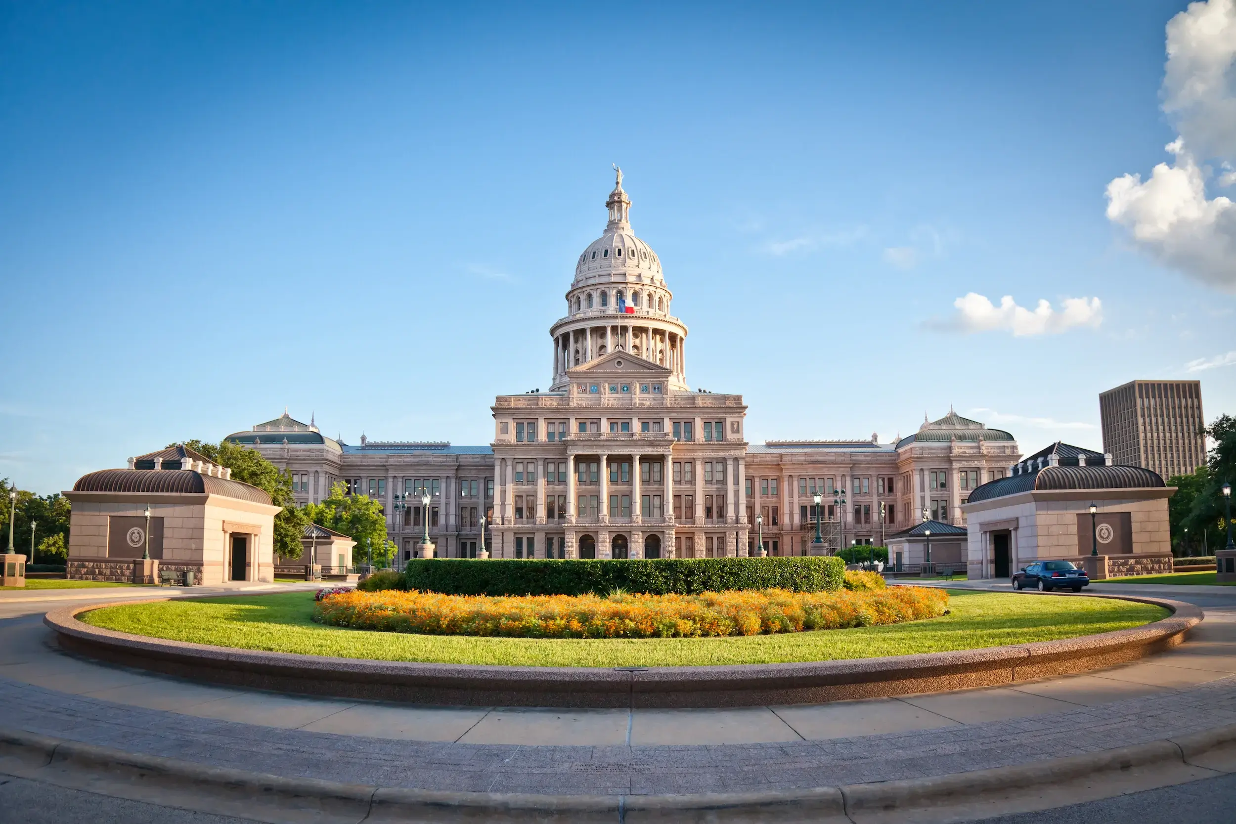 The Texas State Capitol Building in downtown Austin, Texas.