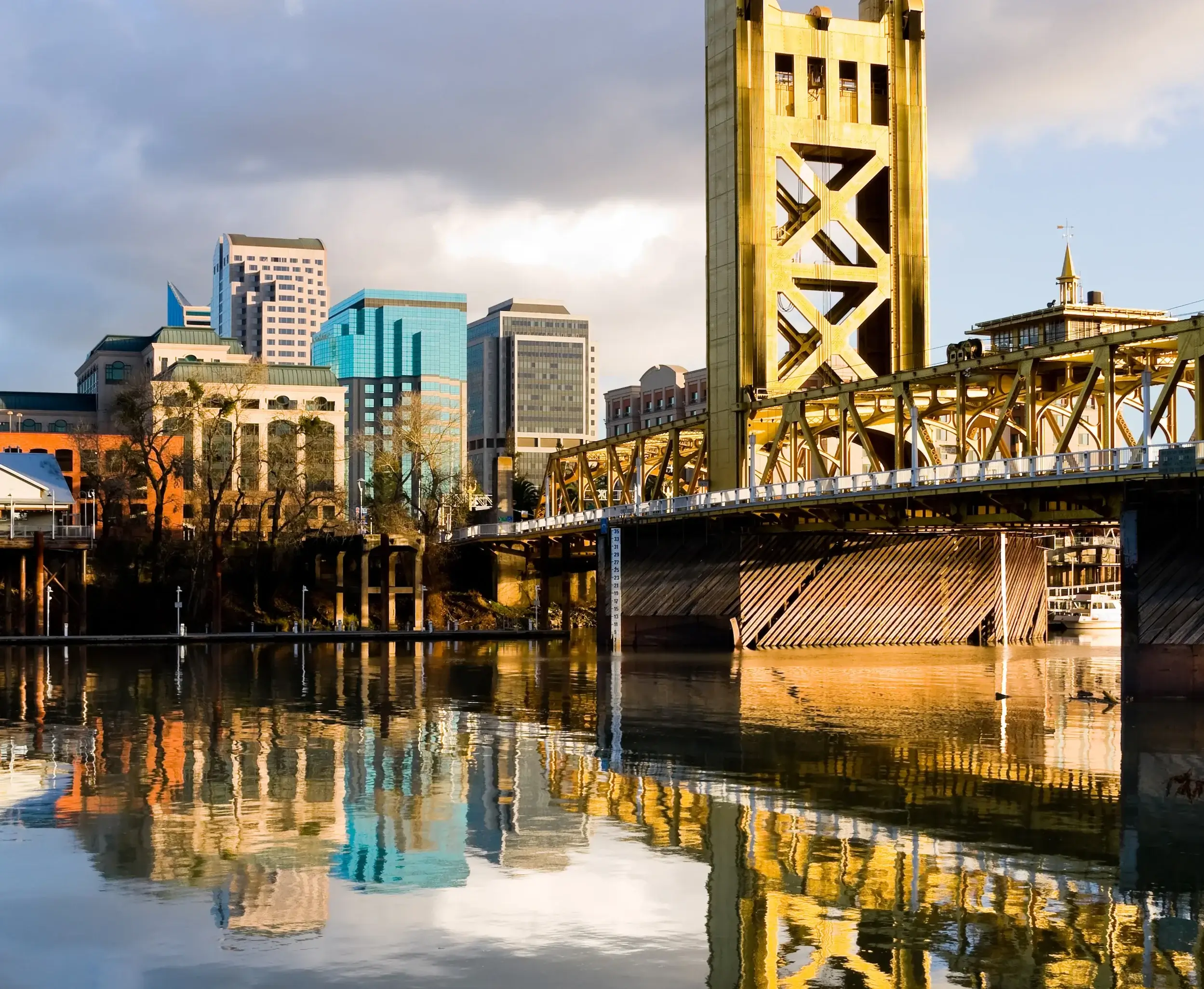 Tower Bridge in Sacramento California