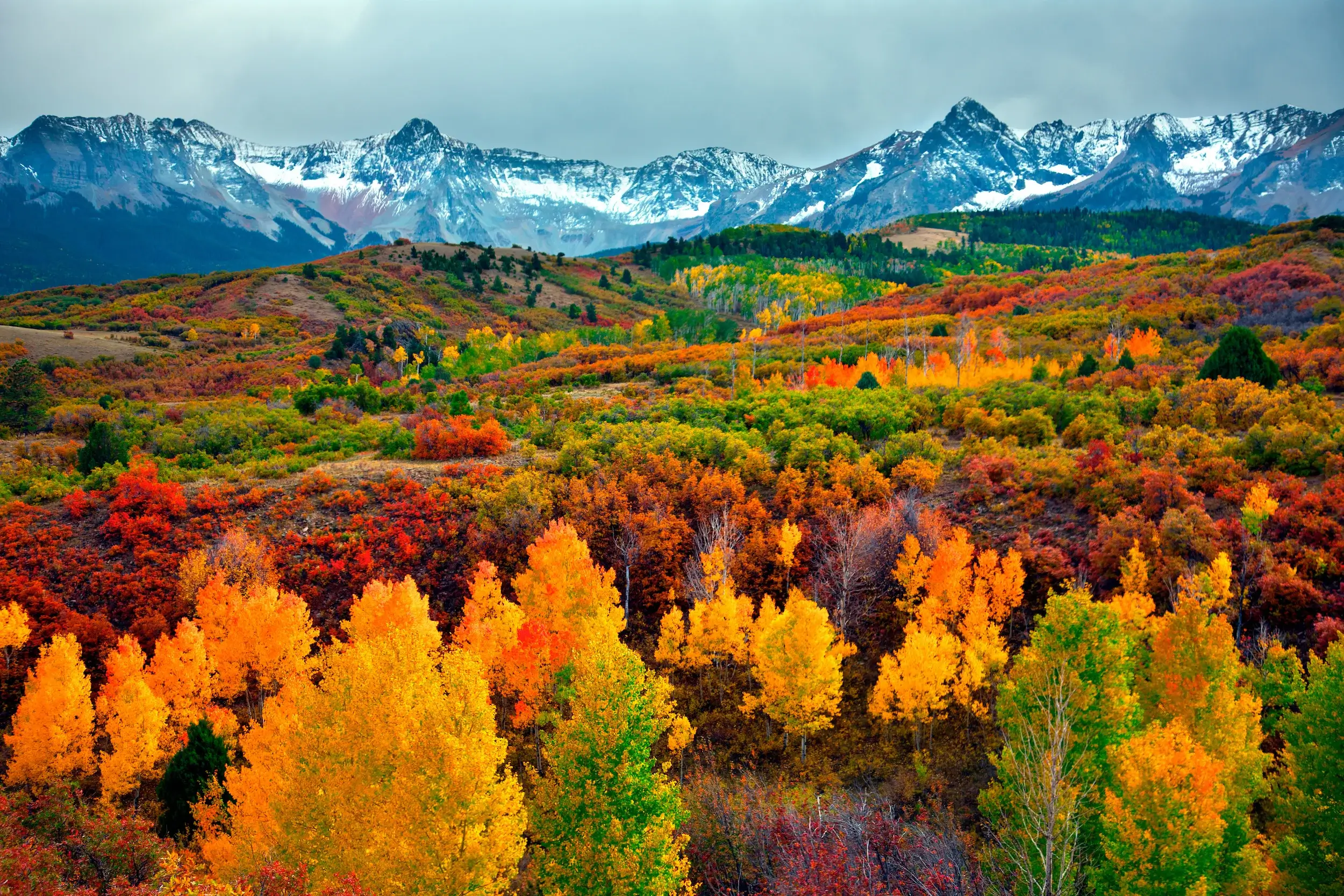 Telluride, Colorado in. Autumn