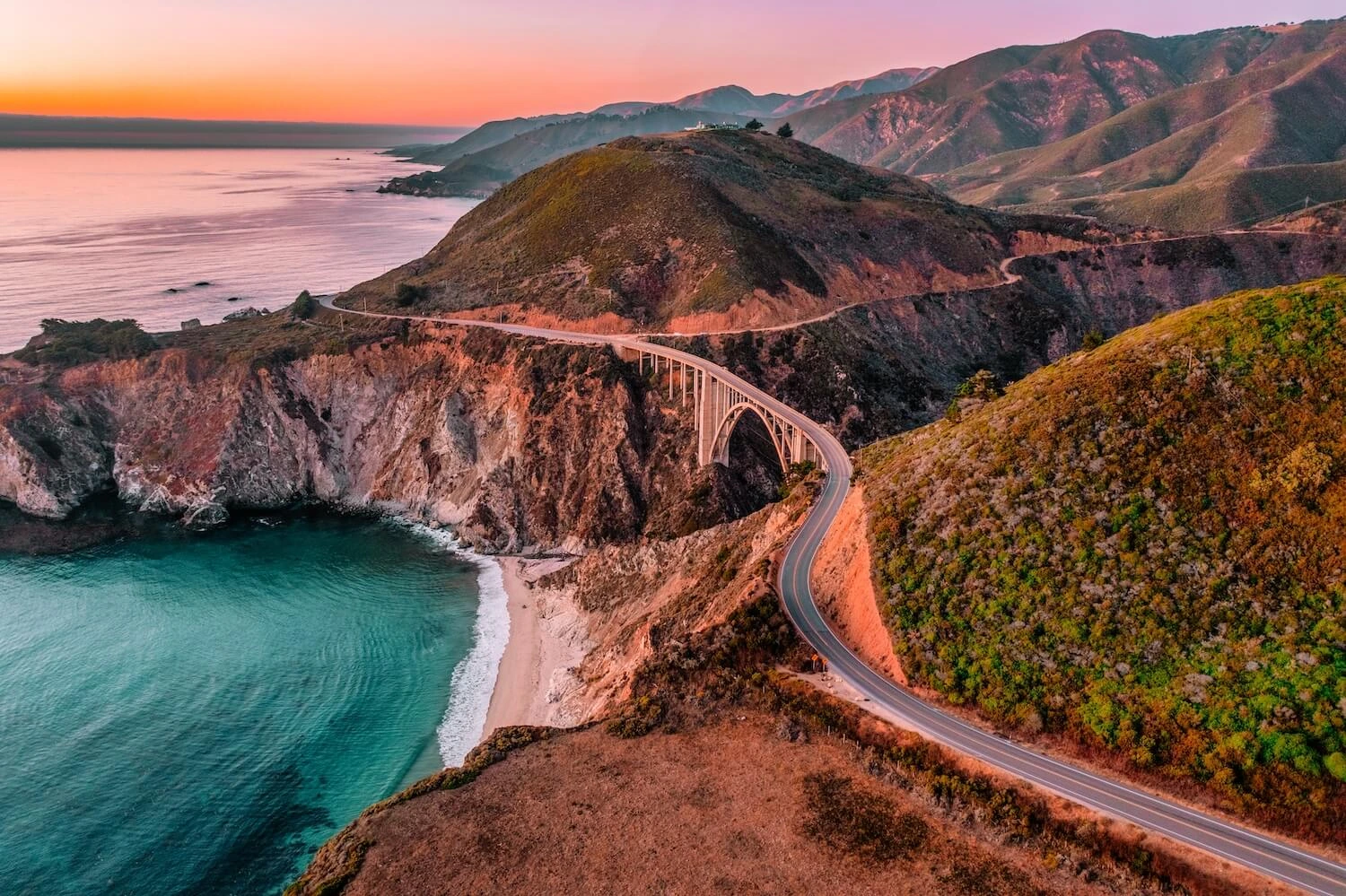 California, Pacific Coast Highway, Big Sur, Bixby bridge